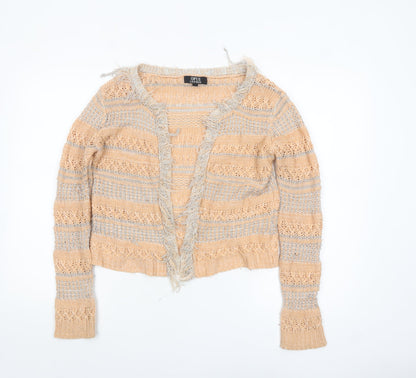 Womens UK Size 8 Opus London Beige Cardigan Jumper