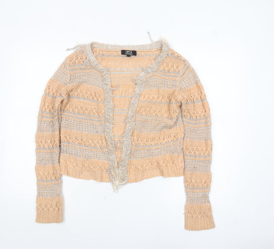 Womens UK Size 8 Opus London Beige Cardigan Jumper