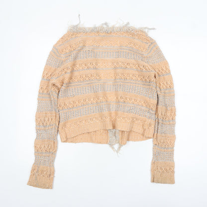 Womens UK Size 8 Opus London Beige Cardigan Jumper