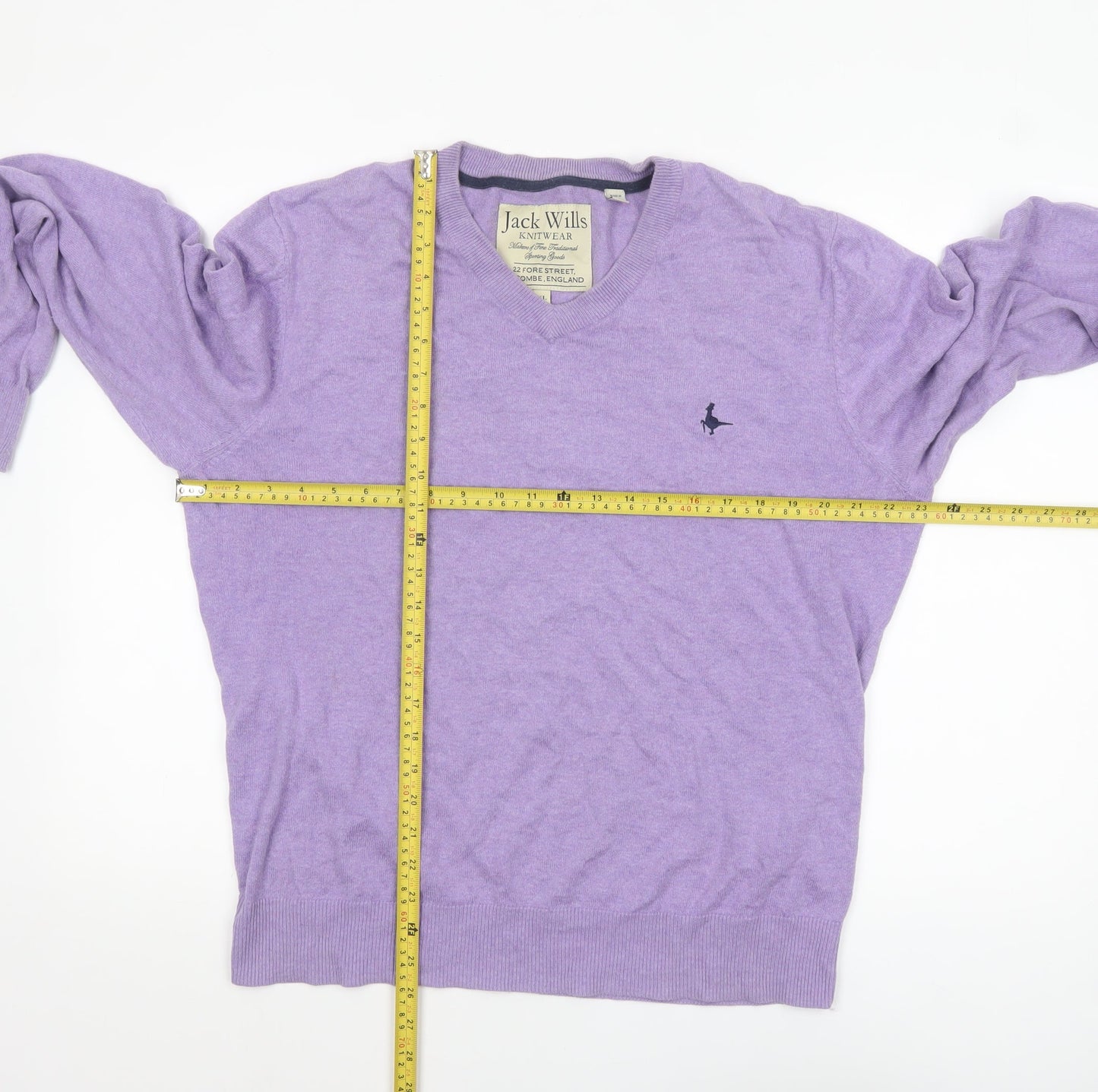 Mens UK Size XL Jack Wills Purple Pullover Jumper