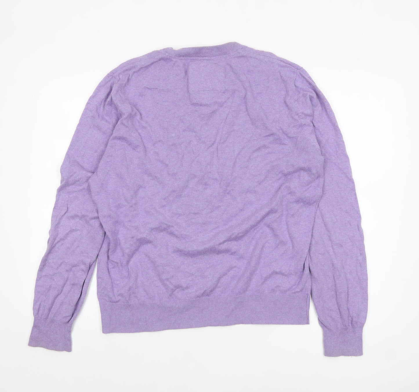 Mens UK Size XL Jack Wills Purple Pullover Jumper