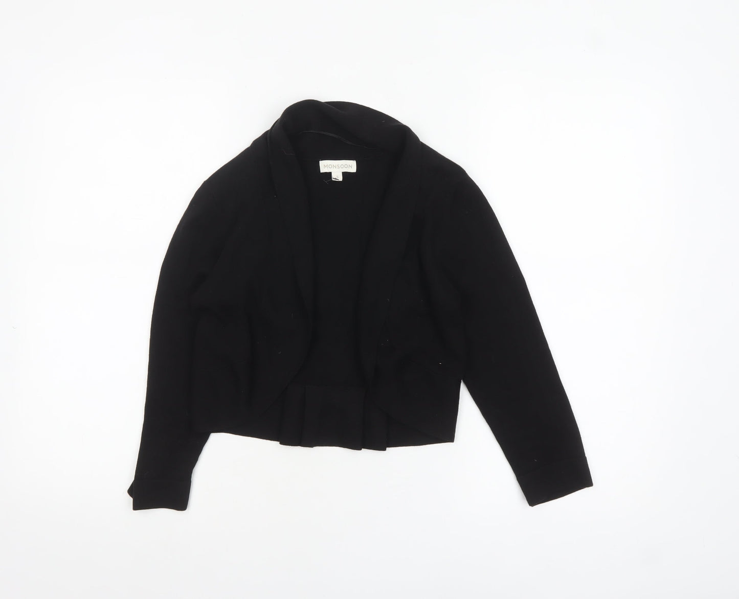 Womens UK Size S Monsoon Black Cardigan Jumper