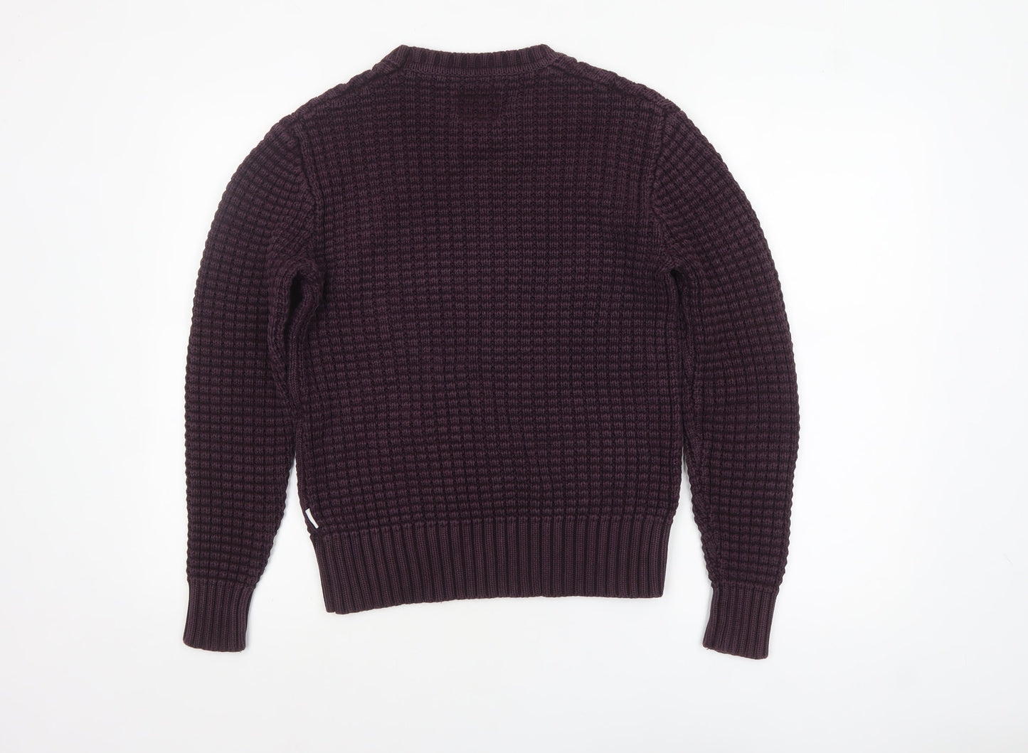 Mens UK Size XS Peter Werth Purple Pullover Jumper