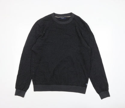 Mens UK Size XL JACK & JONES Black Pullover Jumper