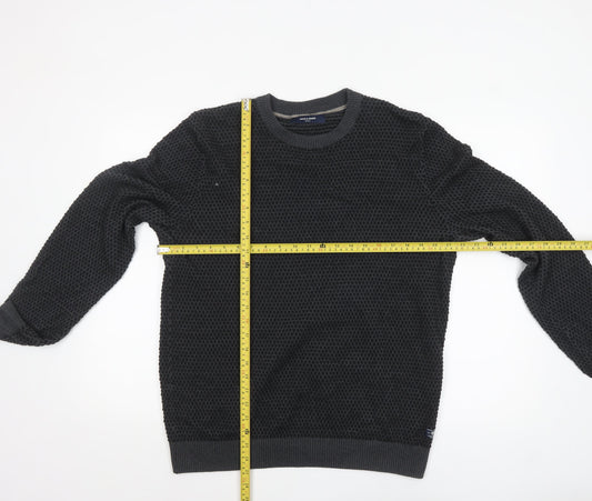 Mens UK Size XL JACK & JONES Black Pullover Jumper