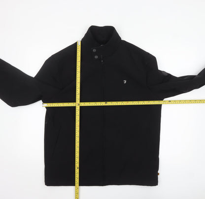 Mens UK Size L Farah Black Soft Shell