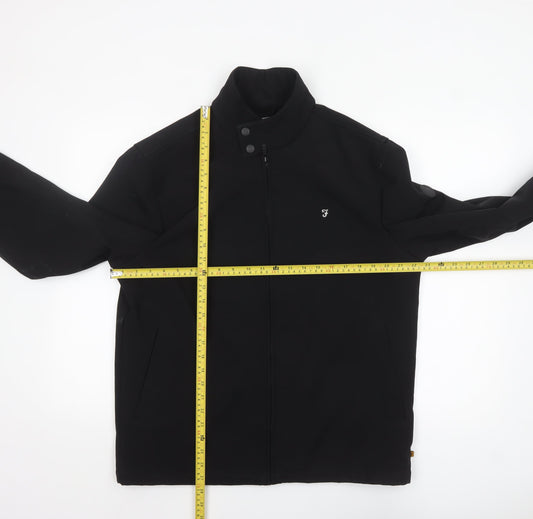 Mens UK Size L Farah Black Soft Shell