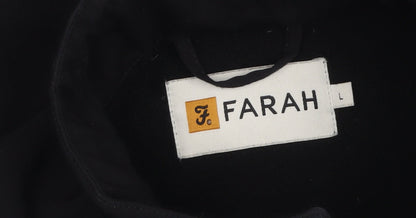 Mens UK Size L Farah Black Soft Shell