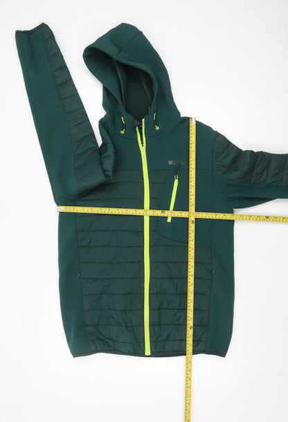 Mens UK Size M Mountain Warehouse Green Puffer Jacket