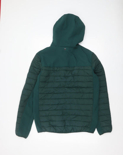 Mens UK Size M Mountain Warehouse Green Puffer Jacket
