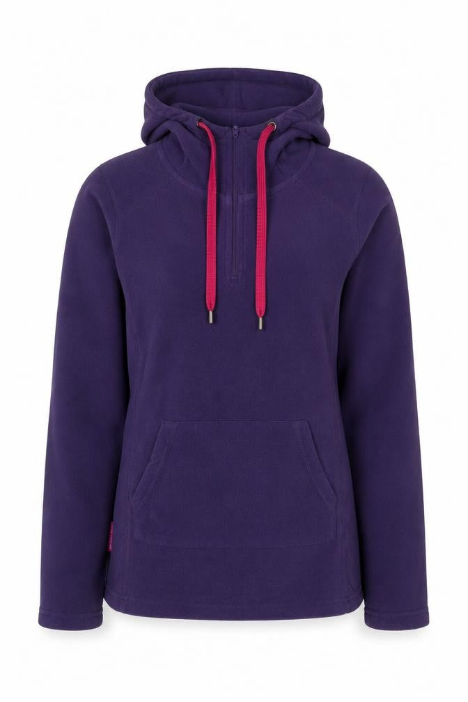 Womens UK Size 10 Mountain Warehouse Purple Pullover Hoodie