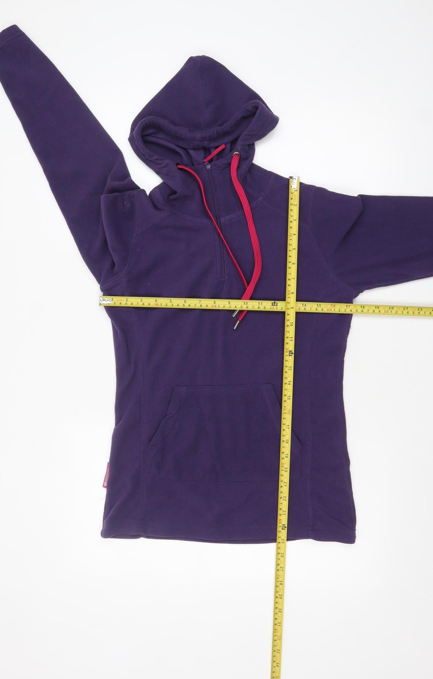 Womens UK Size 10 Mountain Warehouse Purple Pullover Hoodie