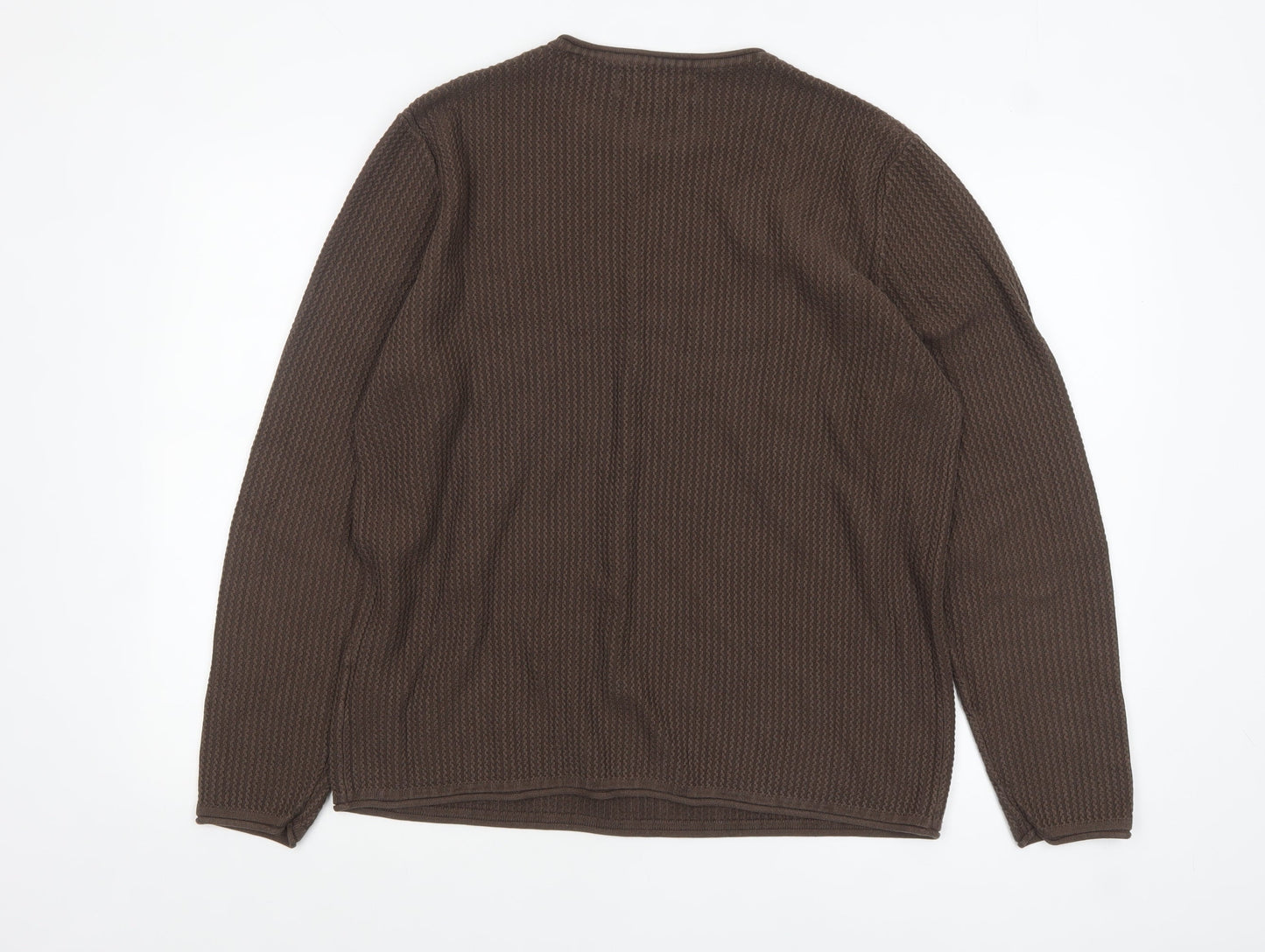 Mens UK Size XL JACK & JONES Brown Pullover Jumper