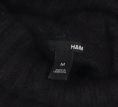 Womens UK Size M H&M Black Pullover Jumper
