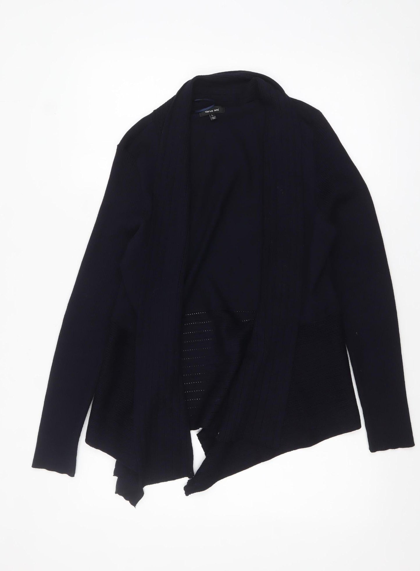 Womens UK Size L Verve Ami Black Cardigan Jumper