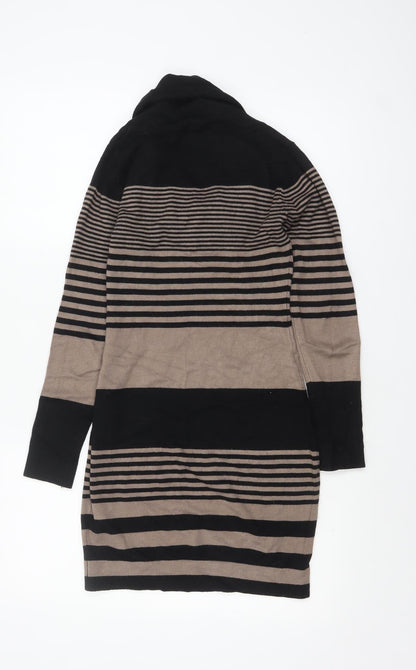 Womens UK Size 10 Apricot Beige Pullover Jumper