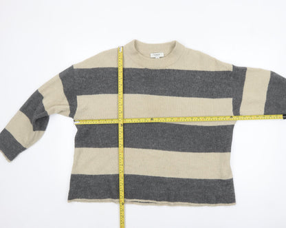 Womens UK Size M b.young Grey Pullover Jumper
