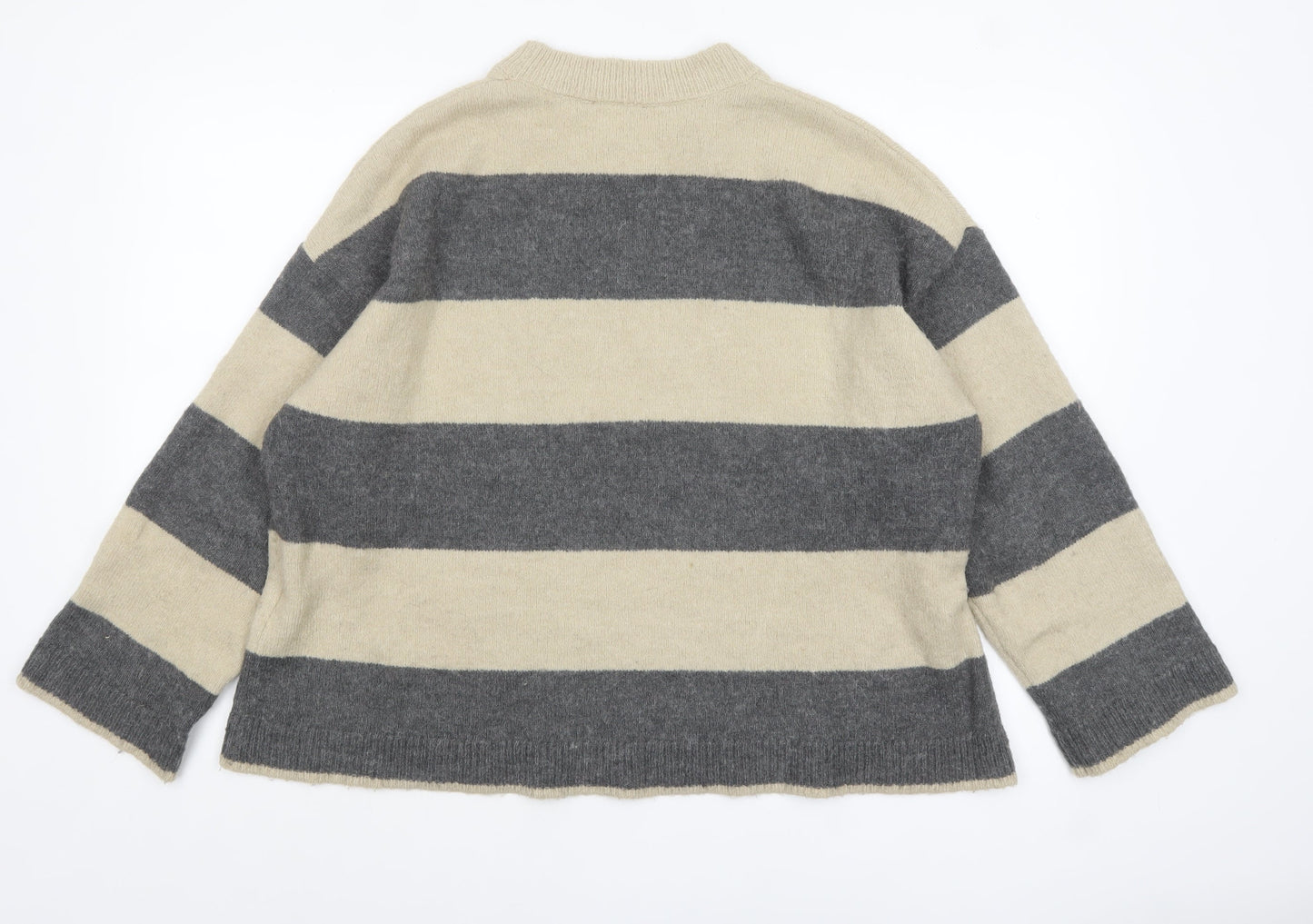 Womens UK Size M b.young Grey Pullover Jumper