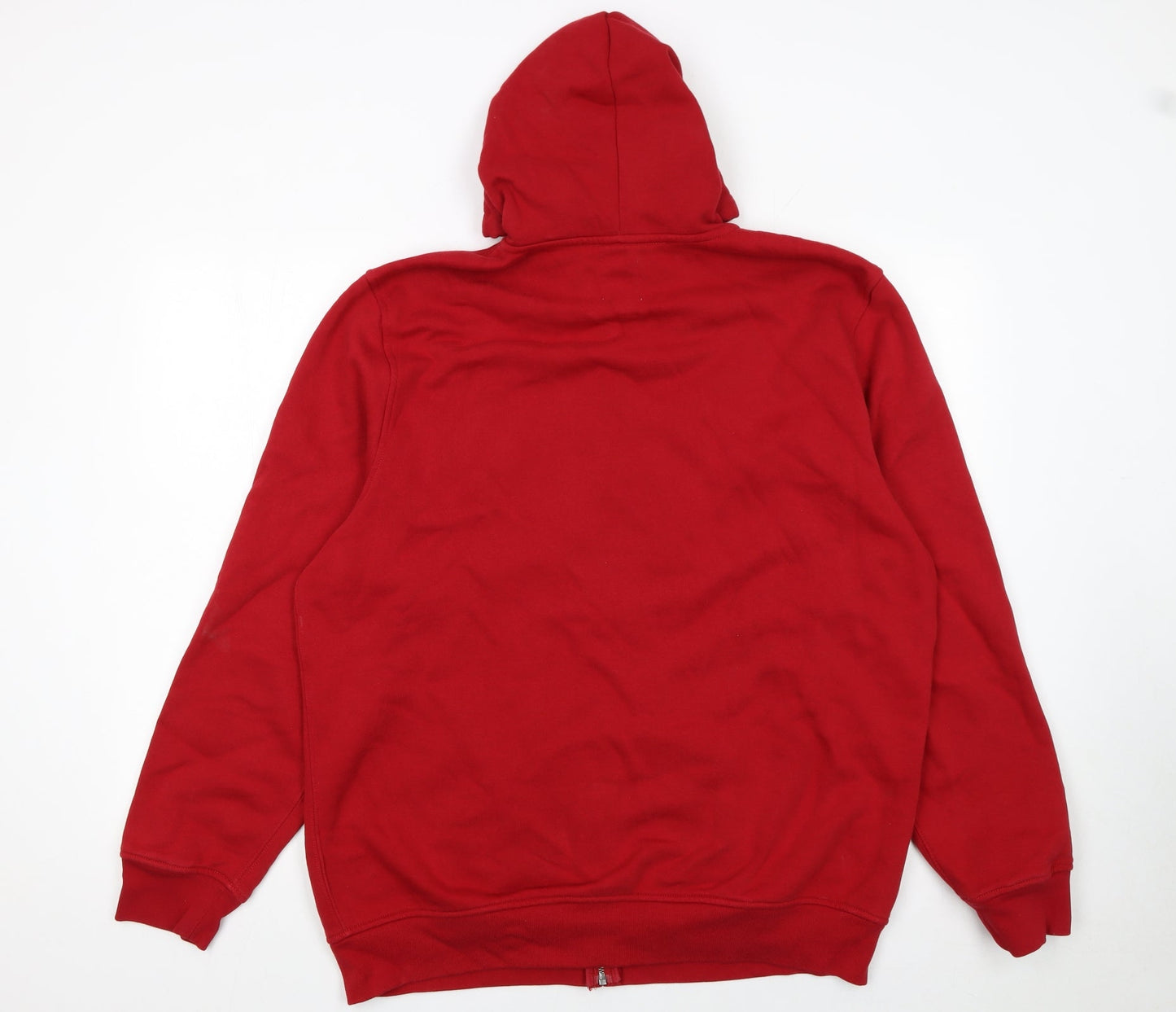 Mens UK Size XL Gap Red Full Zip Hoodie