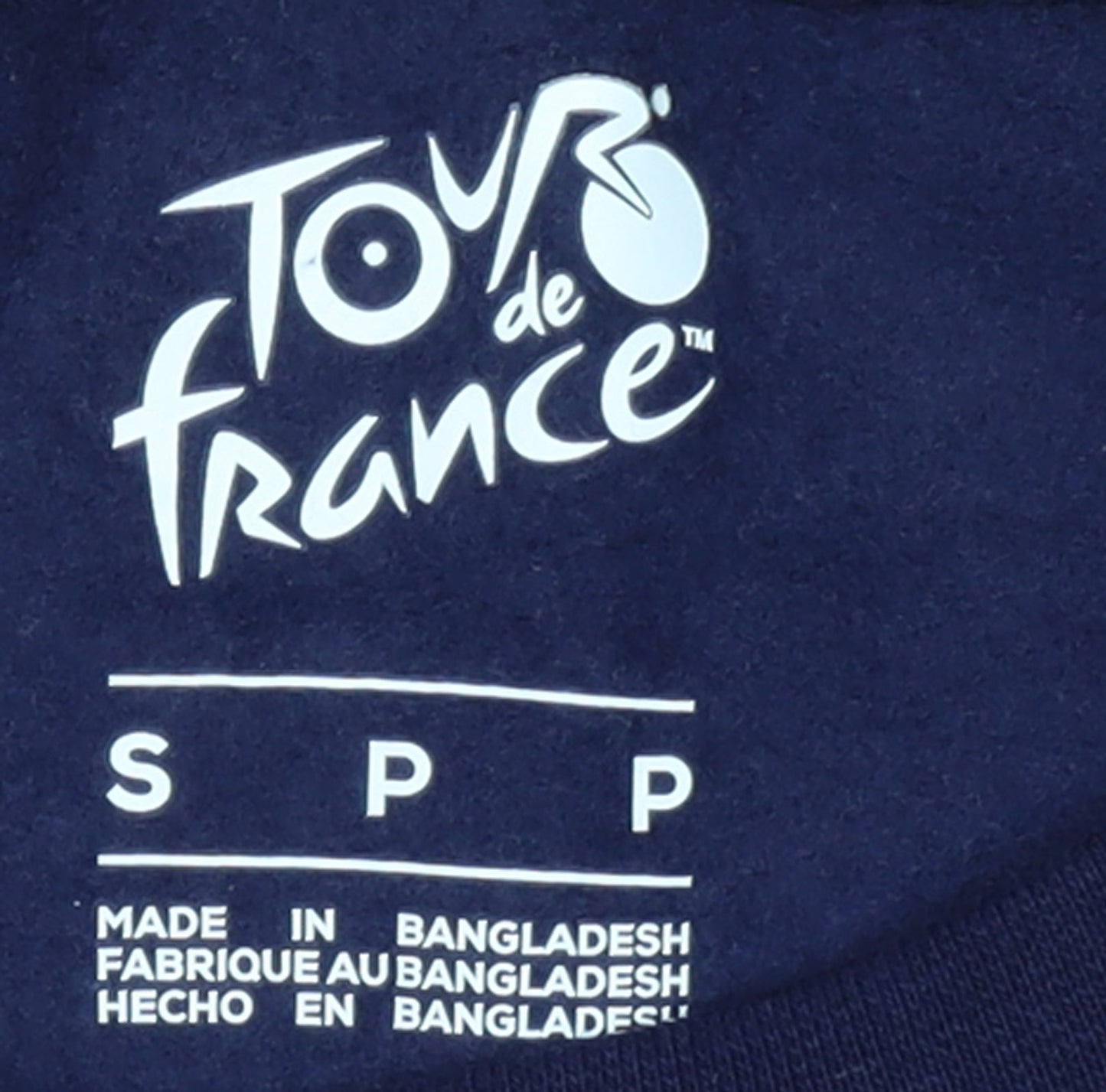 Womens UK Size S Tour de France Blue Pullover Sweatshirt
