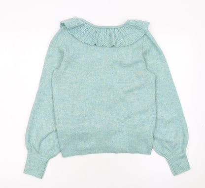 Womens UK Size S AND/OR Blue Cardigan Jumper