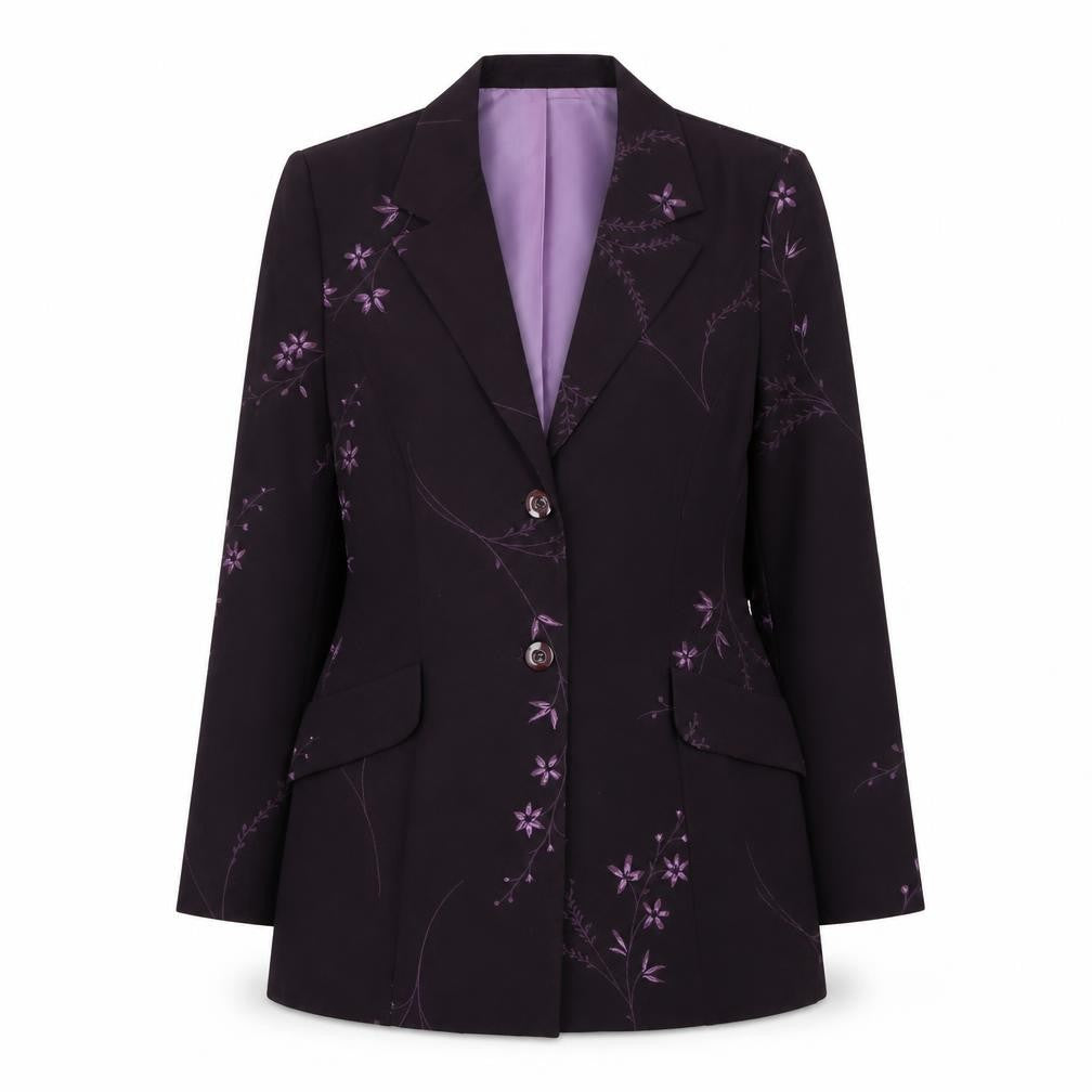 Womens UK Size 12 Select Regular Purple Suit Jacket
