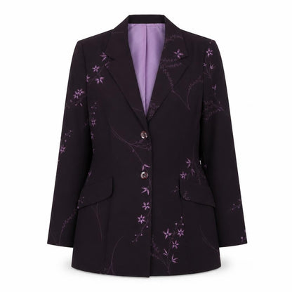 Womens UK Size 12 Select Regular Purple Suit Jacket