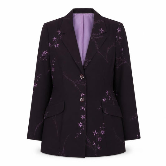 Womens UK Size 12 Select Regular Purple Suit Jacket