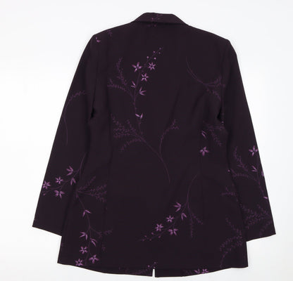 Womens UK Size 12 Select Regular Purple Suit Jacket