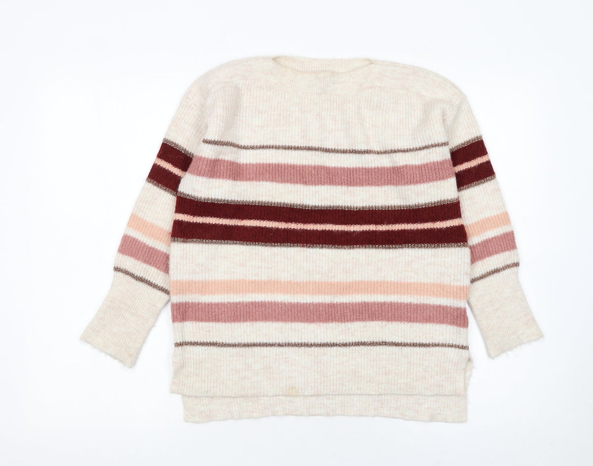 Womens UK Size XS Oasis Multicoloured Pullover Jumper