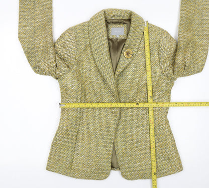Womens UK Size 10 Marks and Spencer Regular Beige Blazer