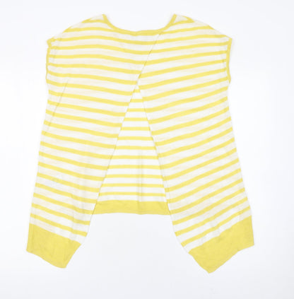 Womens UK Size 12 NEXT Yellow Cardigan Jumper
