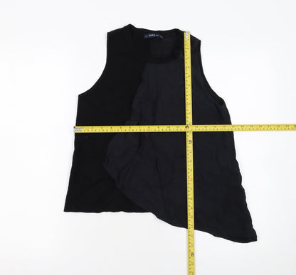 Womens UK Size S Zara Black Camisole Tank