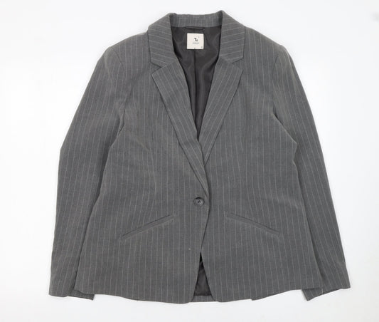 Womens UK Size 16 TU Regular Grey Blazer