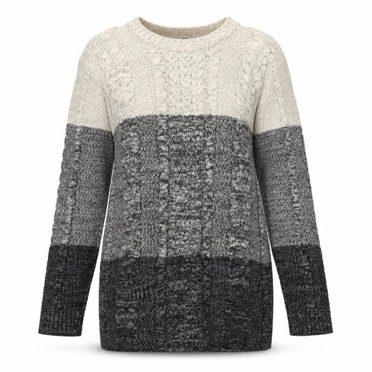 Womens UK Size L Jeanne Pierre Grey Pullover Jumper
