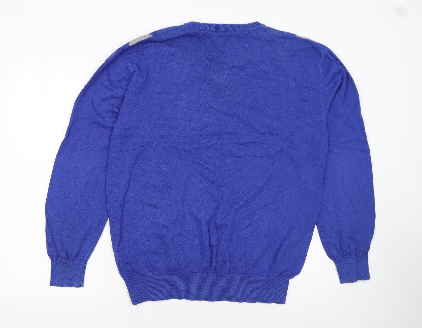 Mens UK Size XL Polo by Ralph Lauren Blue Pullover Jumper