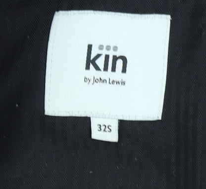 Mens UK Size 32S Kin by John Lewis Regular Fit Dress Pants Grey Trousers