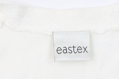 Womens UK Size 10 Eastex Ivory Cardigan Jumper