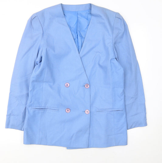 Womens UK Size 12 Principles Regular Blue Blazer