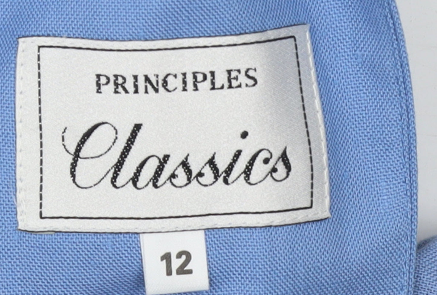 Womens UK Size 12 Principles Regular Blue Blazer