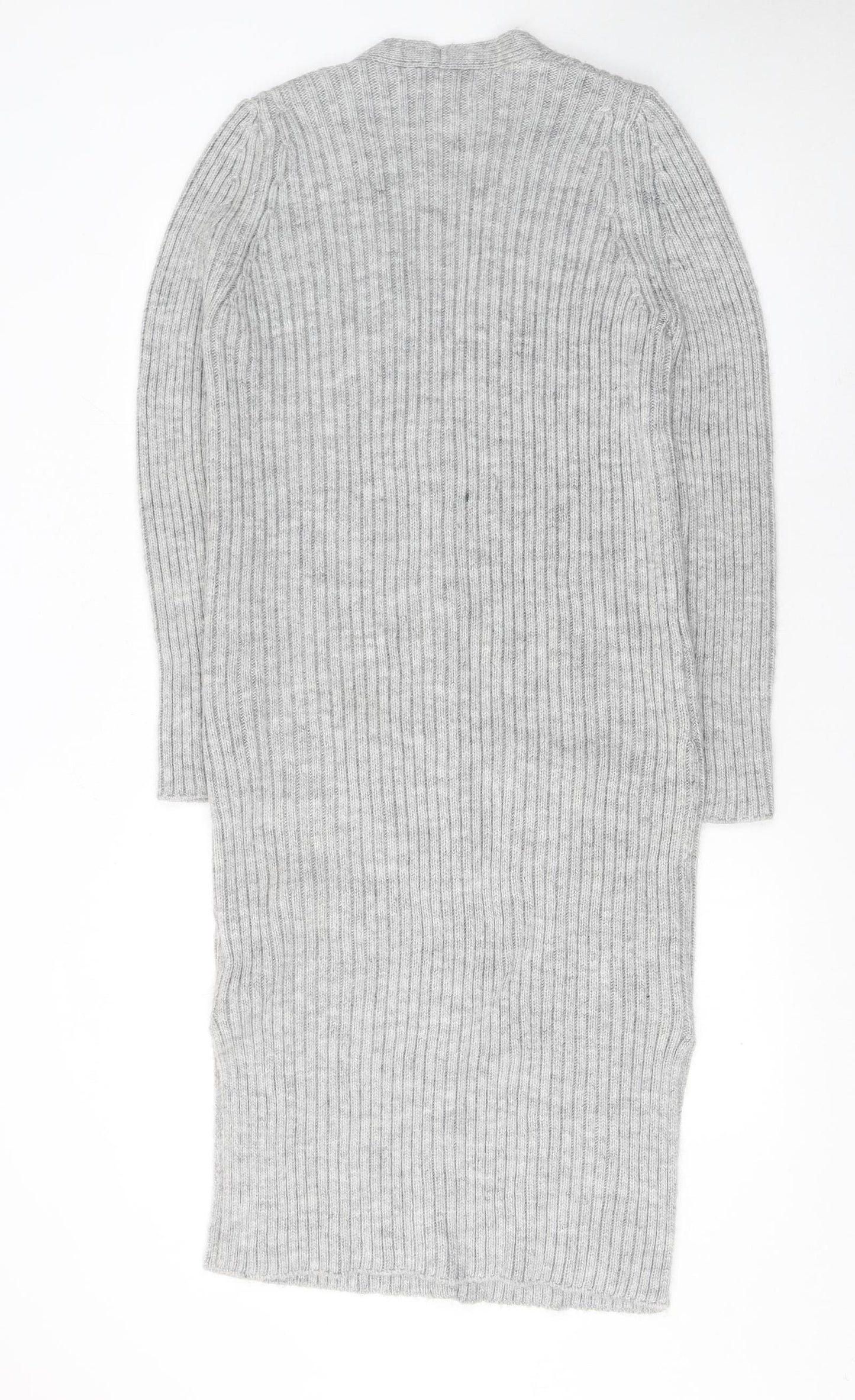 Womens UK Size M NEXT Grey Cardigan Jumper