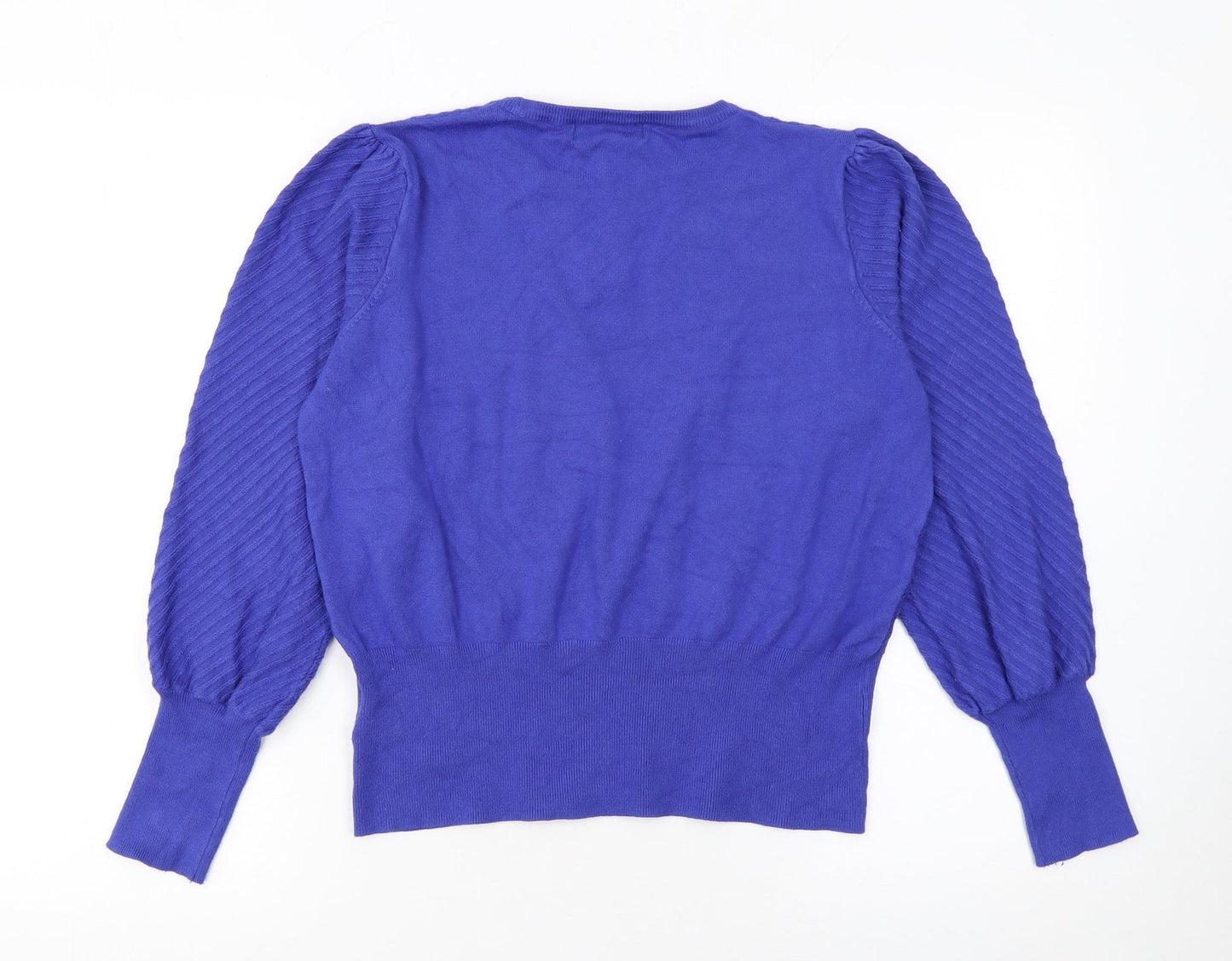 Womens UK Size 16 Marks and Spencer Blue Pullover Jumper