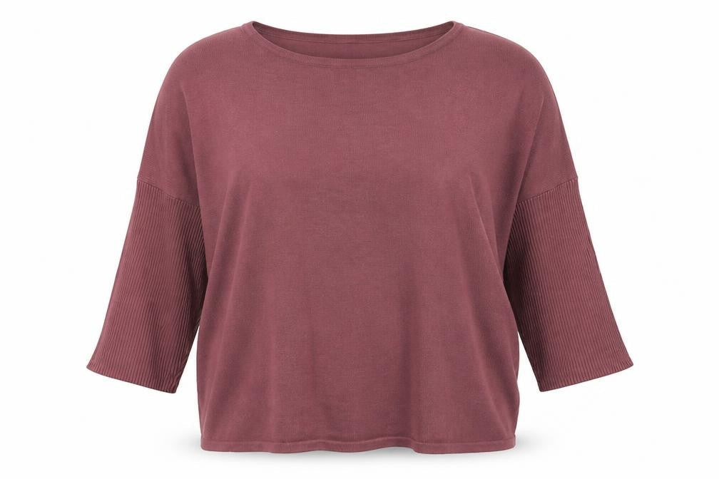 Womens UK Size M Saint Tropez Purple Pullover Jumper
