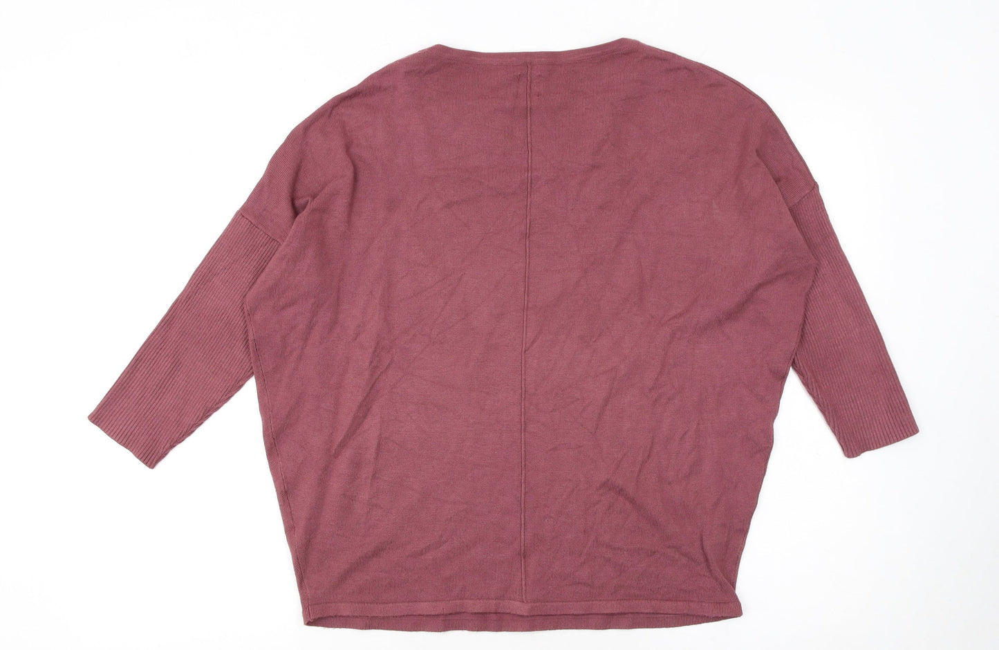 Womens UK Size M Saint Tropez Purple Pullover Jumper