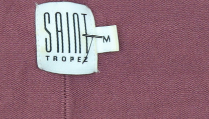 Womens UK Size M Saint Tropez Purple Pullover Jumper