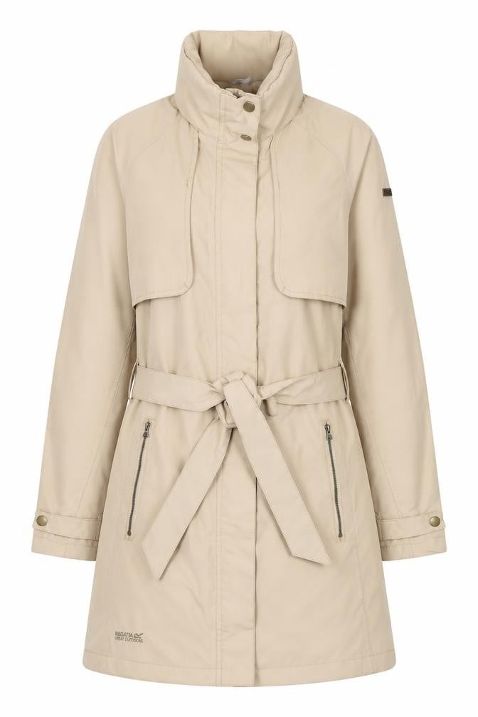 Womens UK Size 10 Regatta Beige Trench Coat