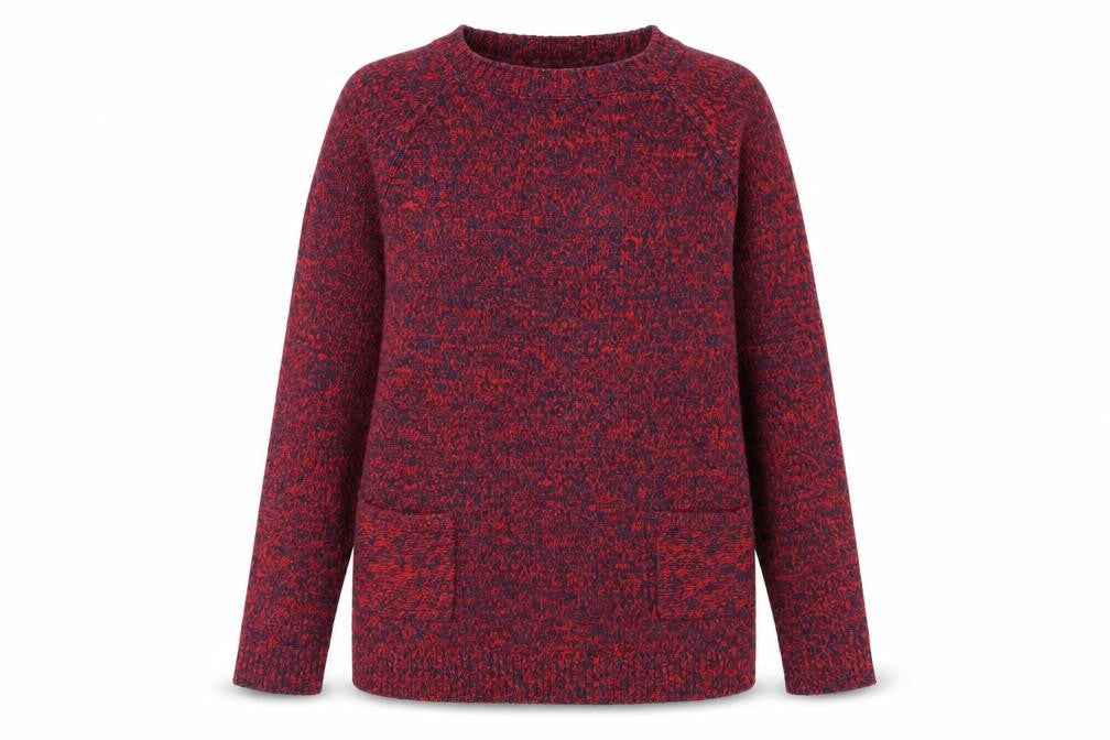 Womens UK Size S Gap Red Pullover Jumper
