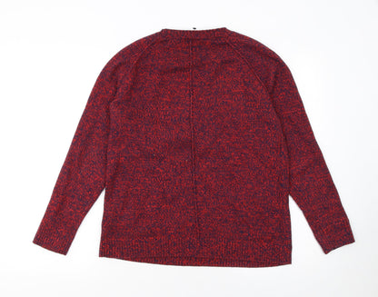 Womens UK Size S Gap Red Pullover Jumper