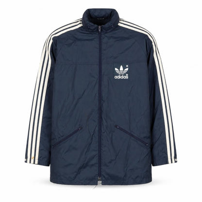 Adidas Men's Blue XS Retro Track Jacket Polyamide Full Zip Windproof