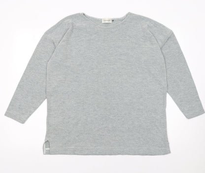 Womens UK Size One Size Topshop Grey Pullover Jumper